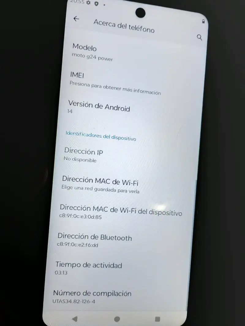 Smartphone Motorola Moto G24 Power en buen estado - 4