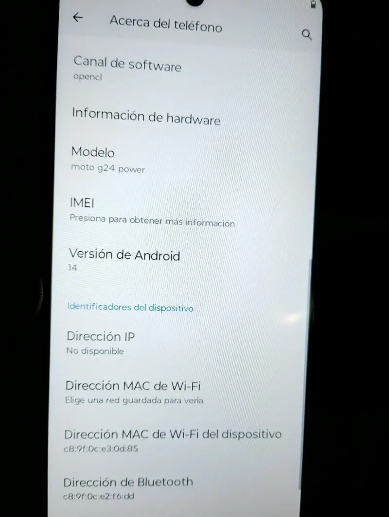 Smartphone Motorola Moto G24 Power en buen estado - 5