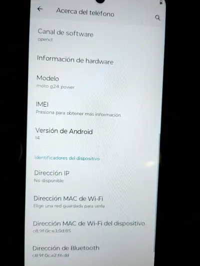 Smartphone Motorola Moto G24 Power en buen estado - miniatura 5