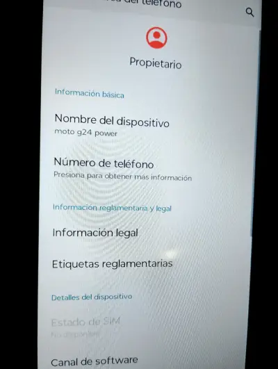 Smartphone Motorola Moto G24 Power en buen estado - miniatura 6