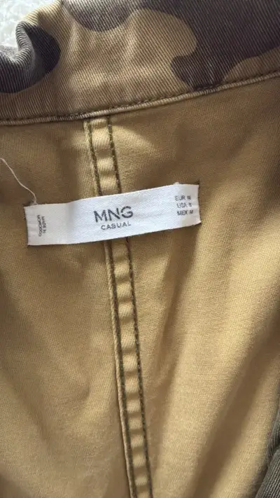 Chaqueta camuflada MNG Casual para mujer - miniatura 2