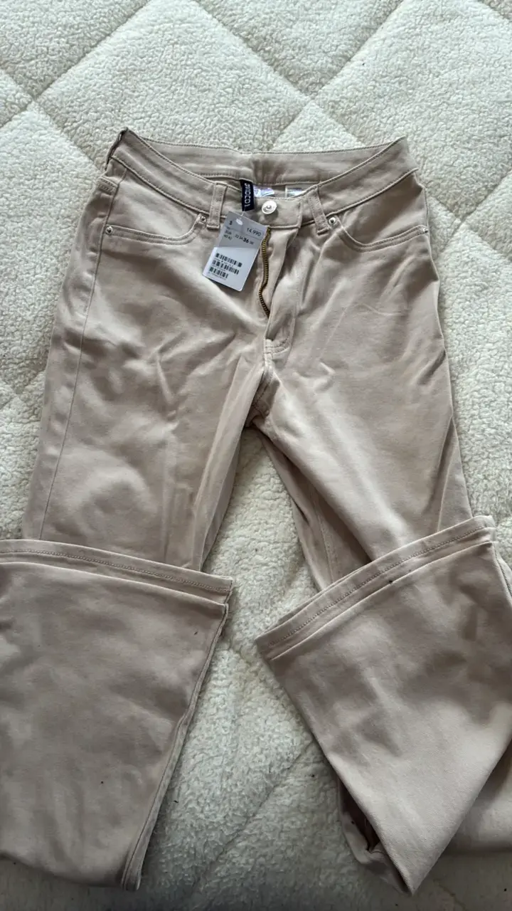 Pantalones beige de mujer Toccato nuevos - 1