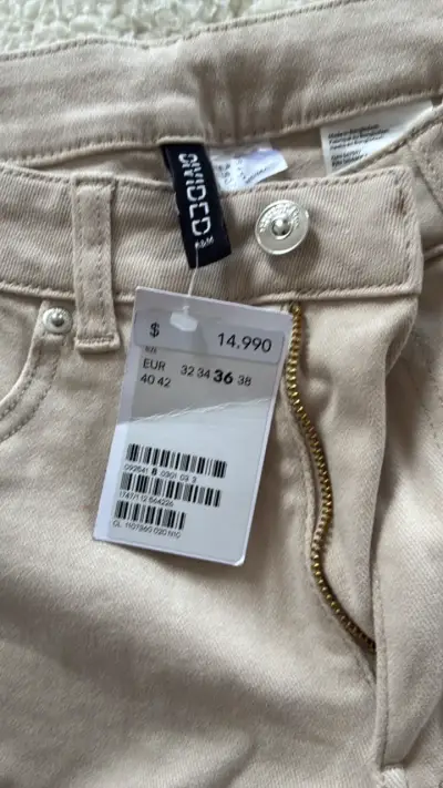 Pantalones beige de mujer Toccato nuevos - miniatura 2
