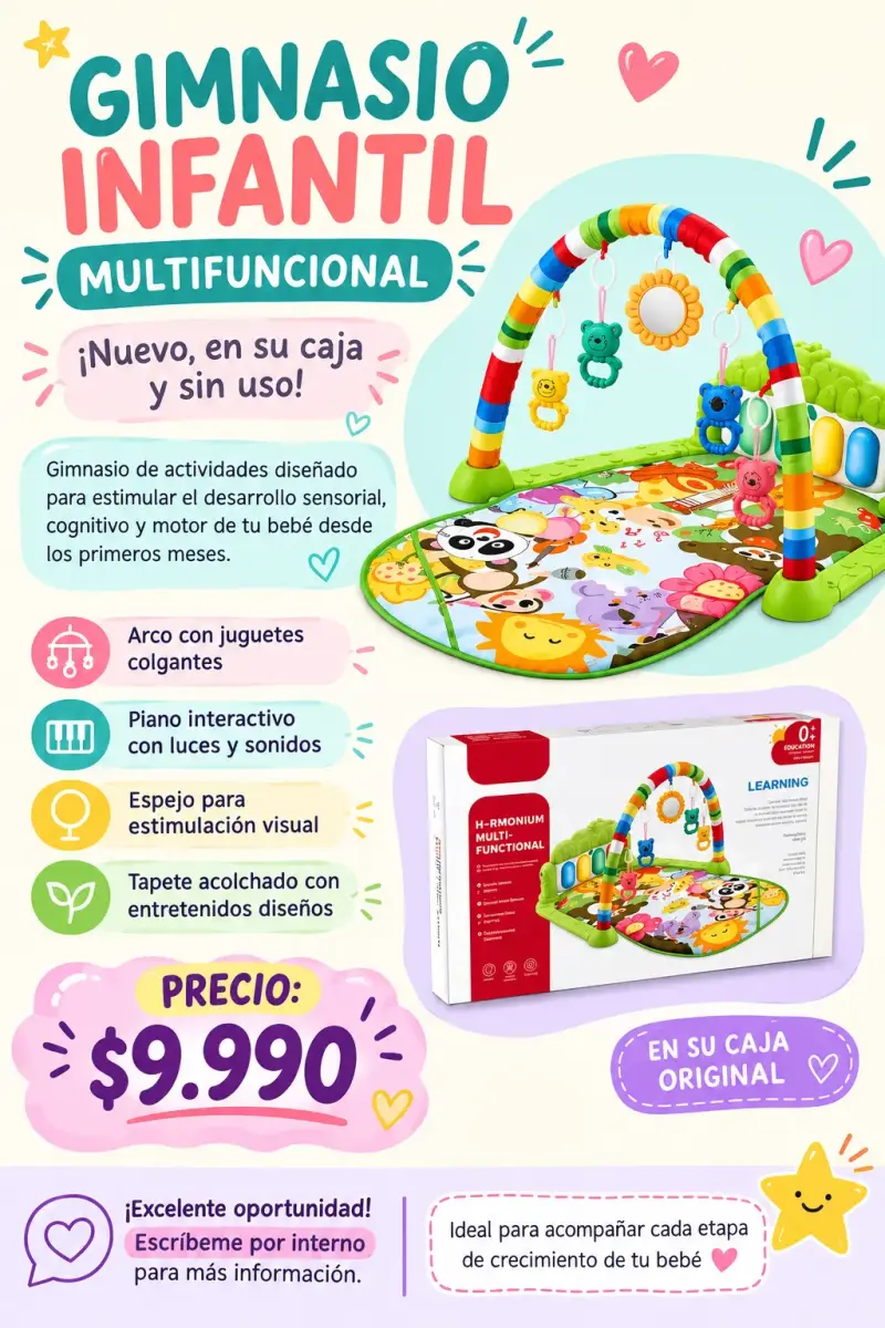 Gimnasio de actividades para bebé
