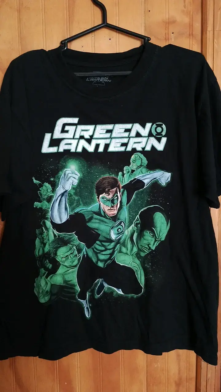 Polera Green Lantern negra