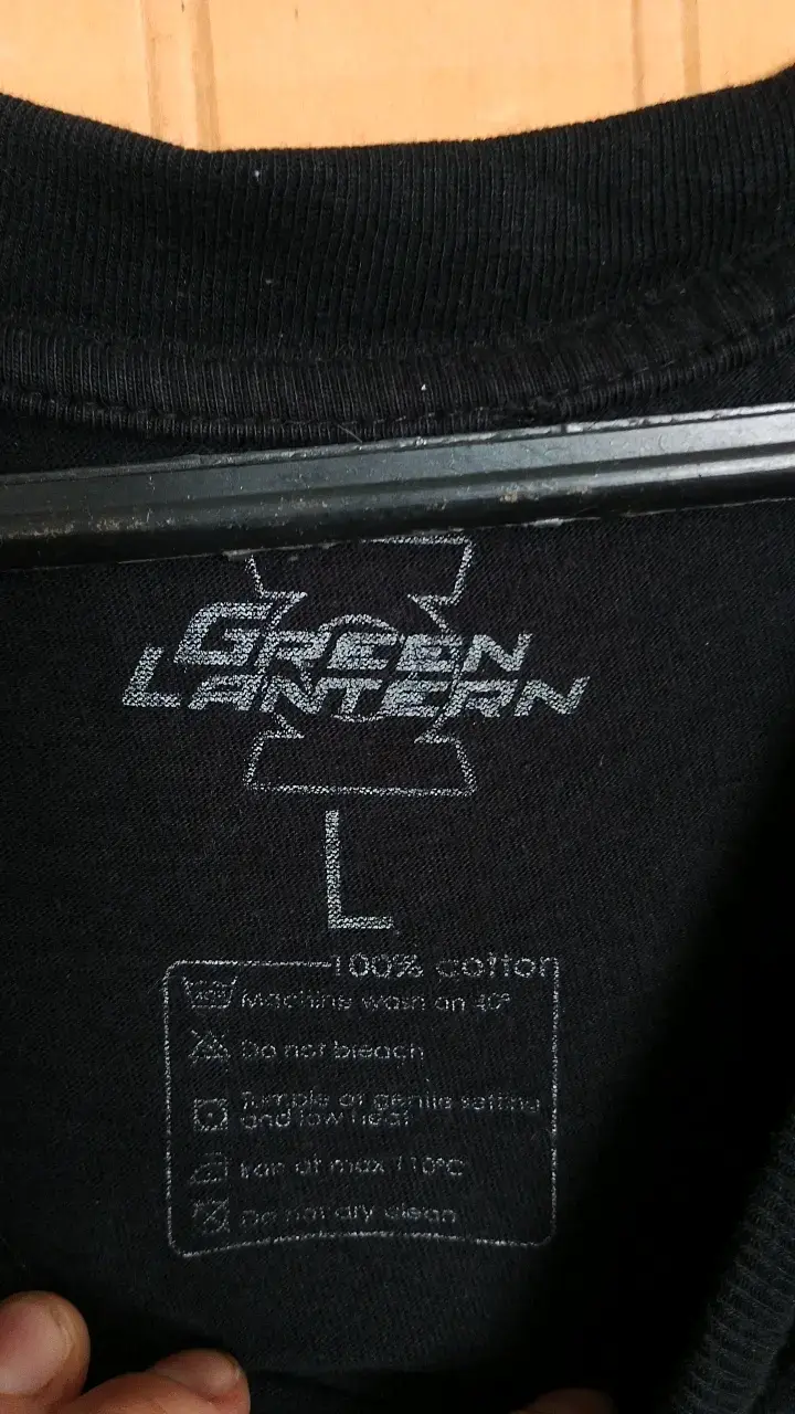 Polera Green Lantern negra - 2