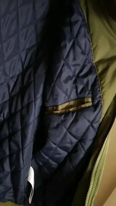 Chaqueta bomber verde Basement talla M - miniatura 5