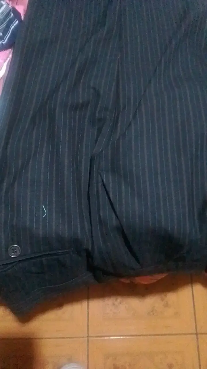 Pantalón de vestir a rayas para hombre