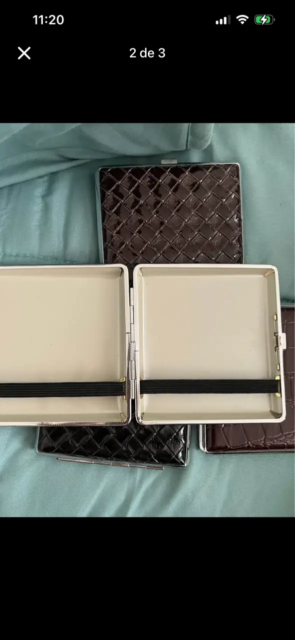 Estuches metálicos para cigarros con diseño eleg - 2