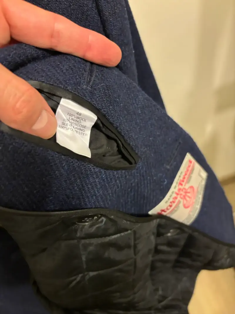 Abrigo azul ERDEM X H&M para hombre - 5