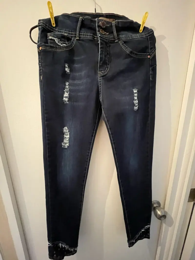 Jeans de mujer con diseño desgastado Efesis - 2