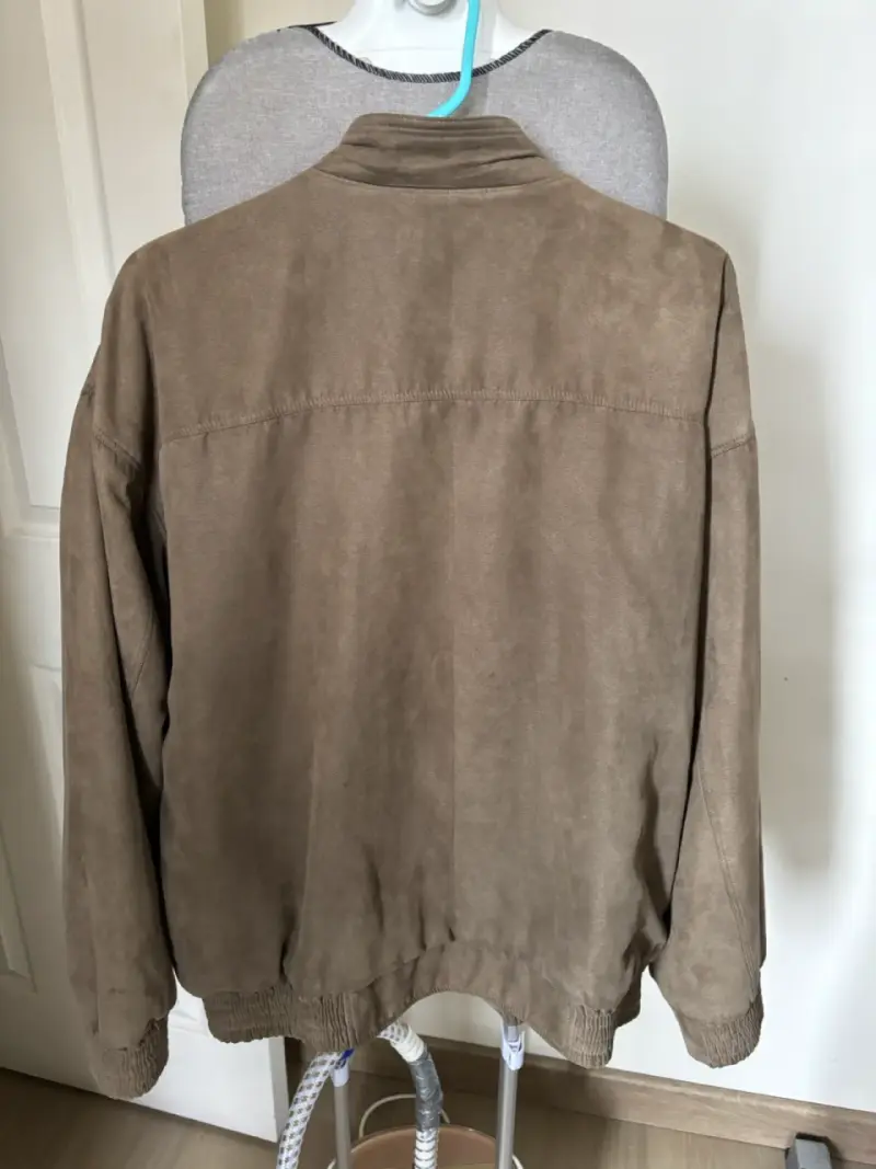 Chaqueta de gamuza cafe Guess para hombre - 3