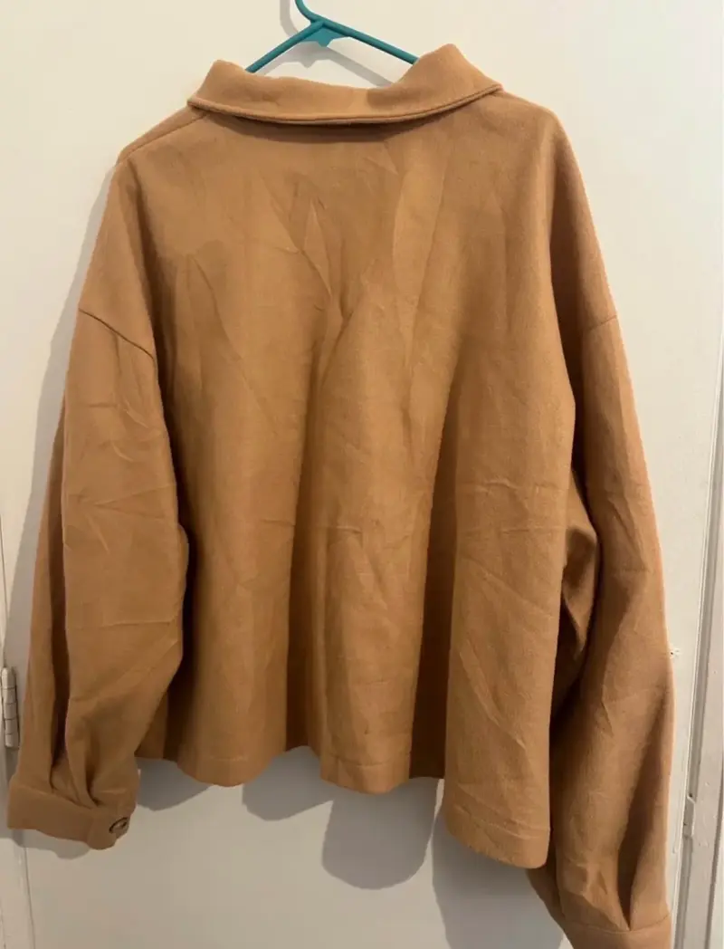 Chaqueta Oversize Beige Shein Curve 4XL - 2