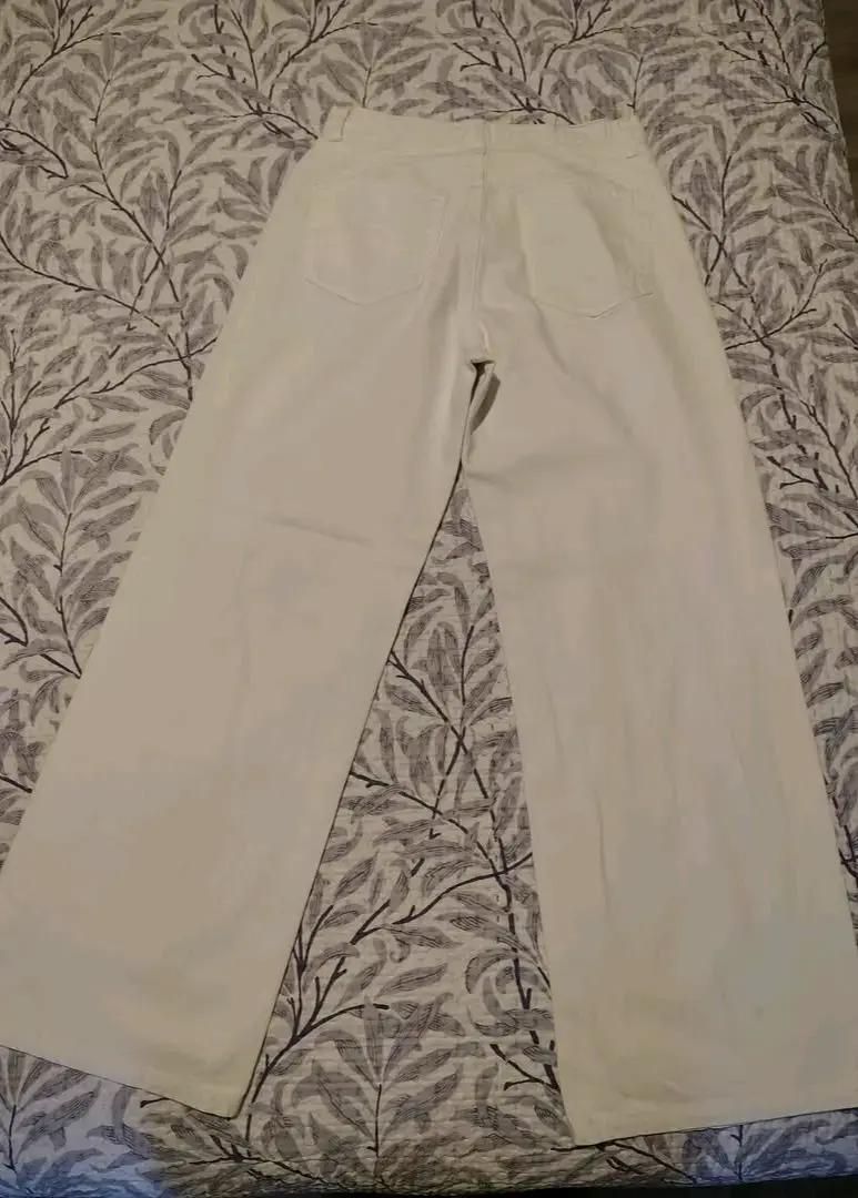 Pantalon blanco recto Foster talla 38 - 2