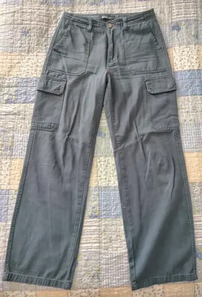 Pantalones cargo azules para mujer Index talla 38 - miniatura 1