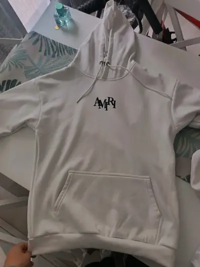 Polerón blanco Amiri M - miniatura 1