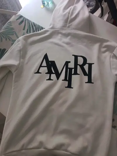 Polerón blanco Amiri M - miniatura 3