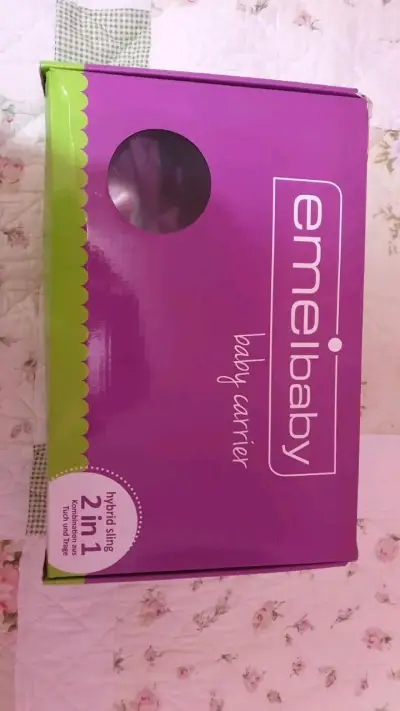 Portabebés Emeibaby 2 en 1 híbrido morado - miniatura 1
