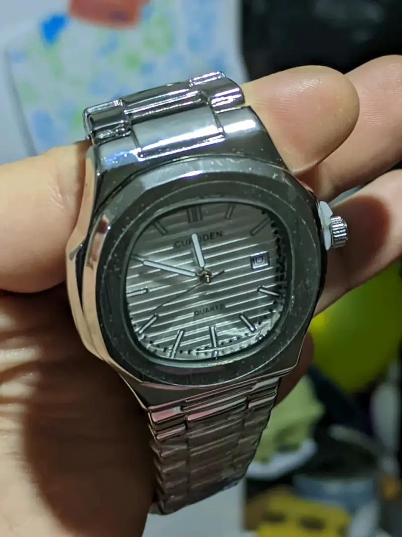 Reloj nuevo llamativo acero inoxidable - 2
