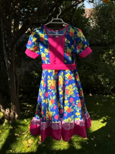 Vestido huasa china talla 16 - miniatura 1
