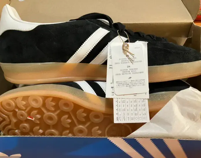 Zapatillas Adidas Gazelle Indoor Negras - 1