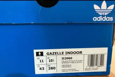 Zapatillas Adidas Gazelle Indoor Negras - miniatura 2