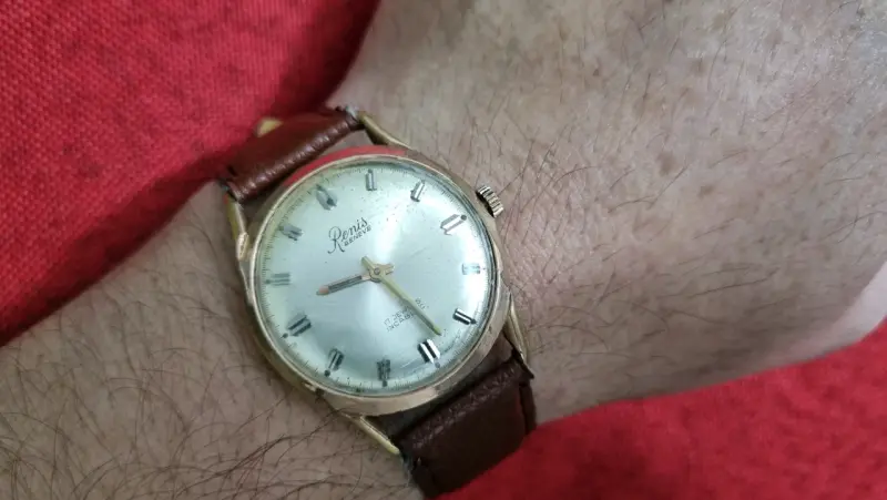 Reloj vintage Renis Geneve suizo - 1