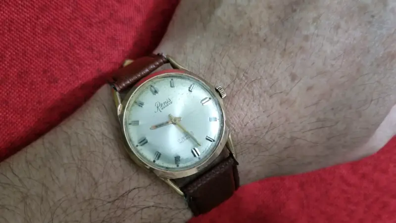 Reloj vintage Renis Geneve suizo - 4