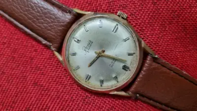 Reloj vintage Renis Geneve suizo - miniatura 5