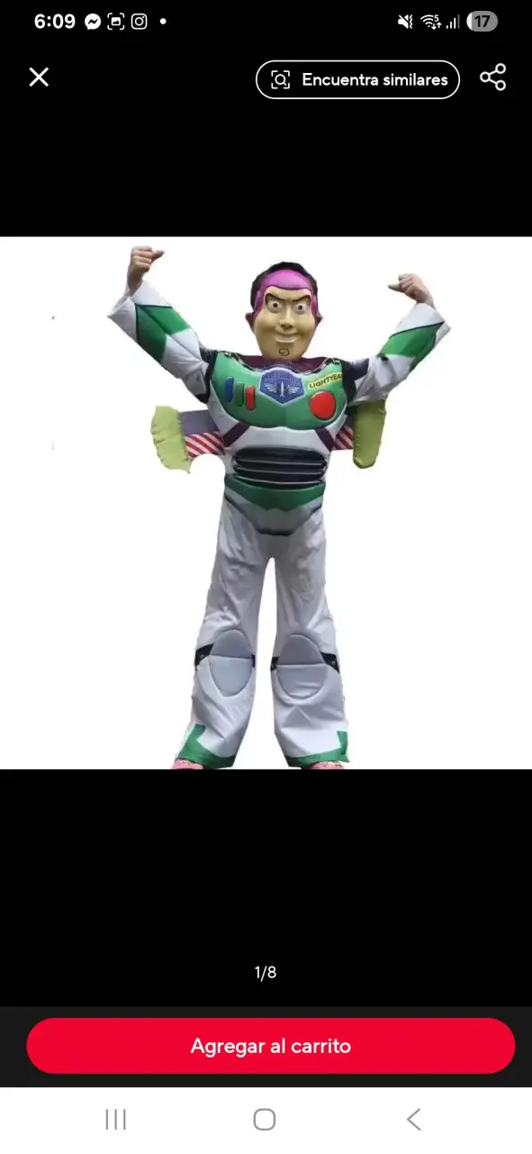 Disfraz de Buzz Lightyear para niño - 1