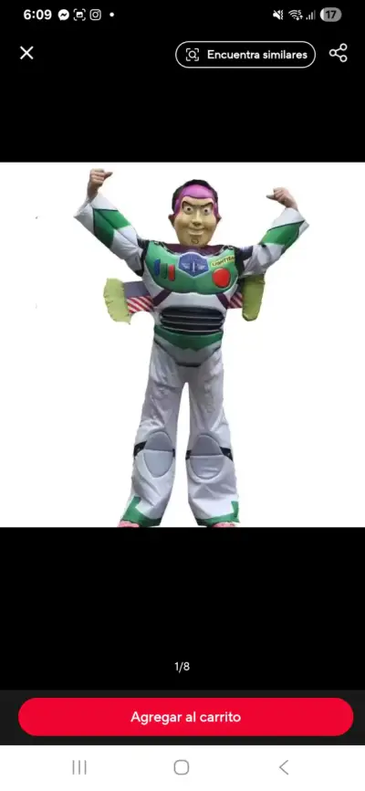 Disfraz de Buzz Lightyear para niño - miniatura 1