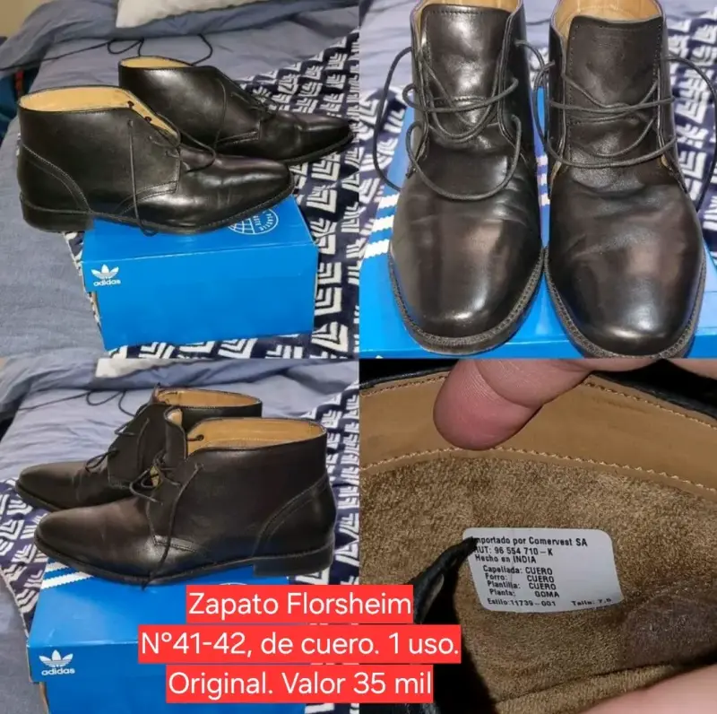 Zapatos de cuero Florsheim talla 41-42
