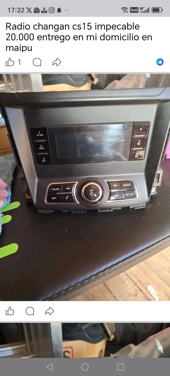 Radio para auto Changan CS15 en buen estado - 2