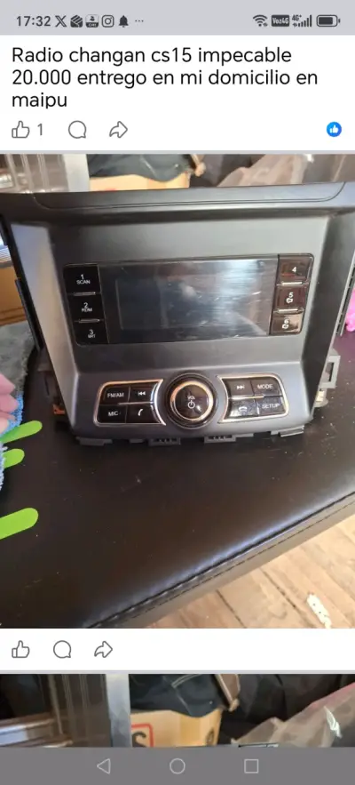 Radio para auto Changan CS15 en buen estado - miniatura 2