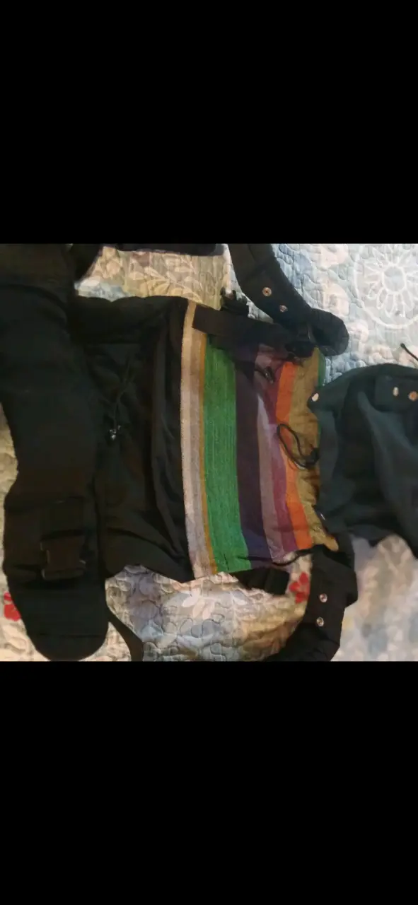 Mochila portabebé ergonómica multicolor - 2