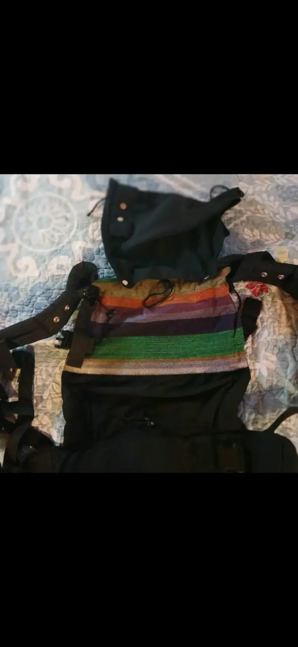 Mochila portabebé ergonómica multicolor - 3