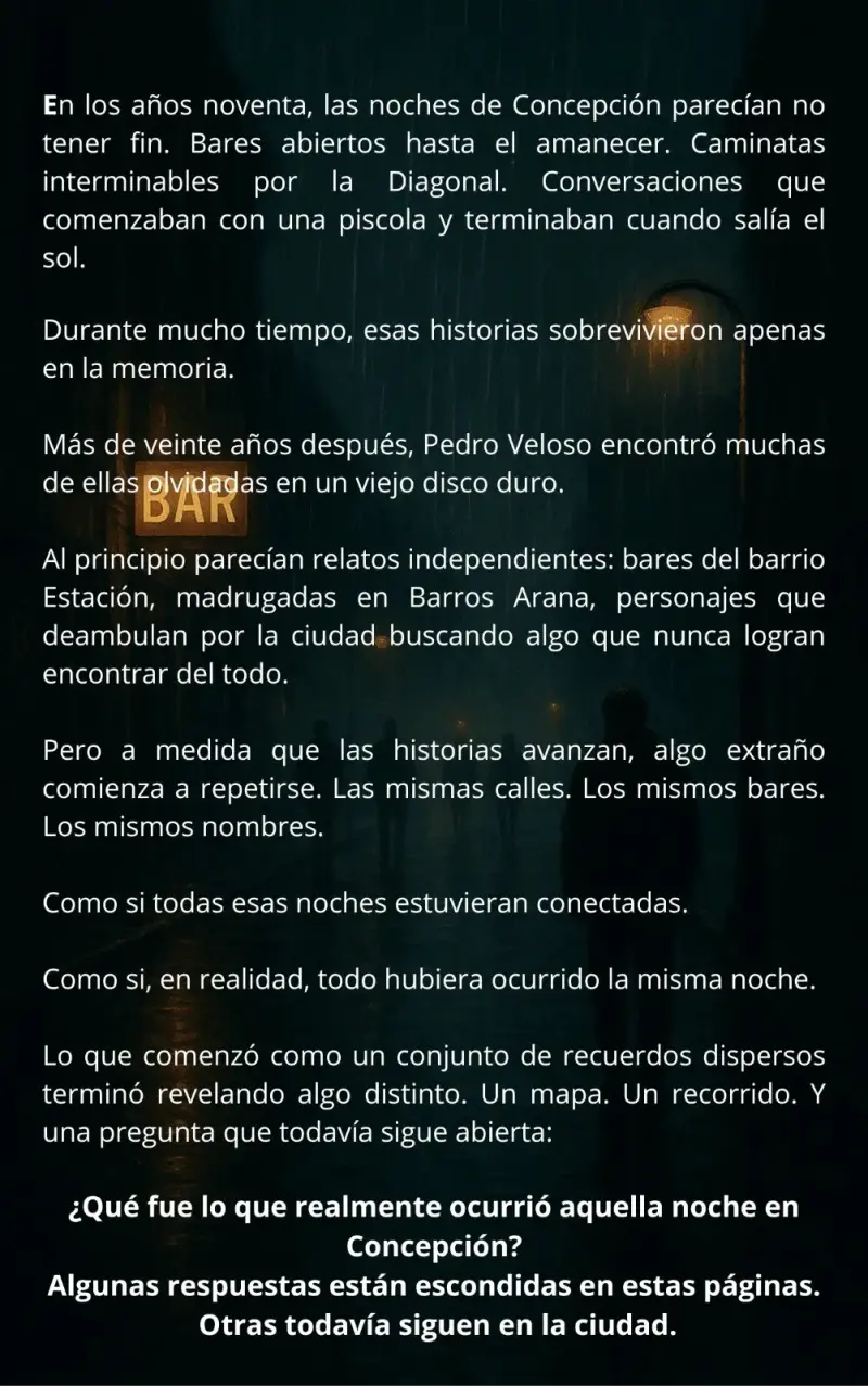 Libro Crónicas de Piscolas de Pedro Veloso - 2