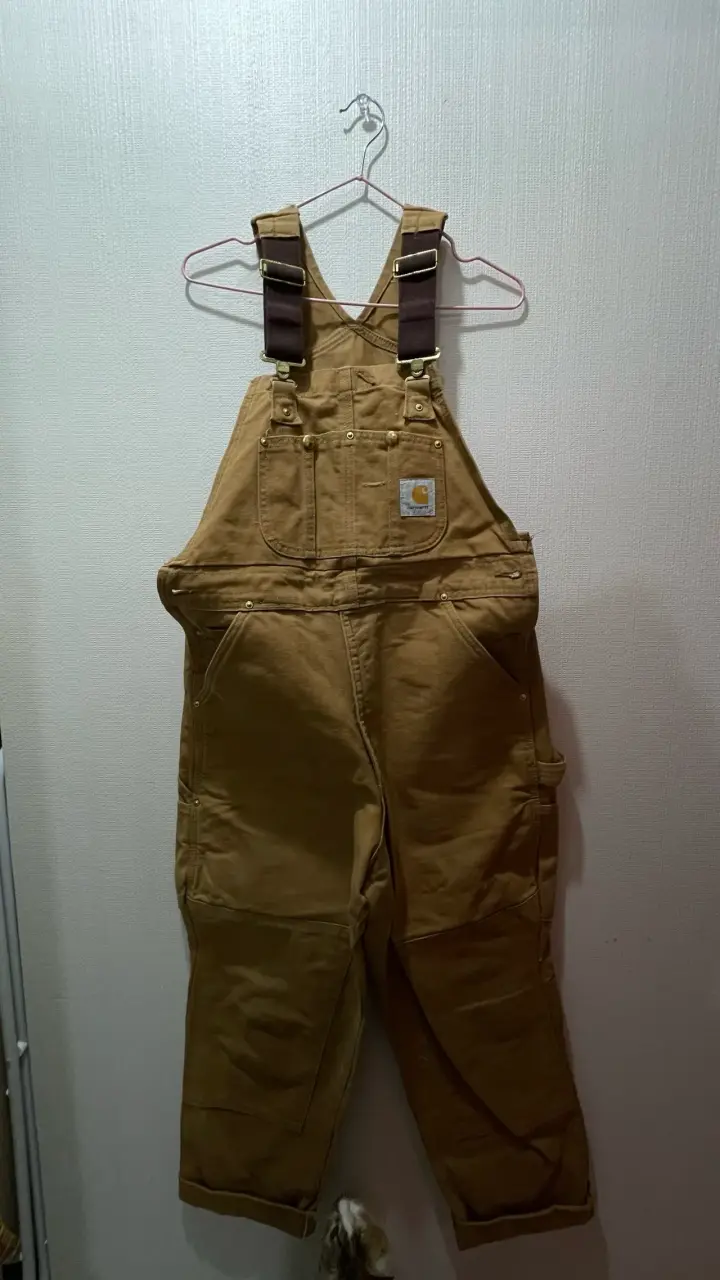 Overol Carhartt marrón con tirantes ajustables - 2