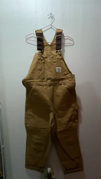 Overol Carhartt marrón con tirantes ajustables - miniatura 2