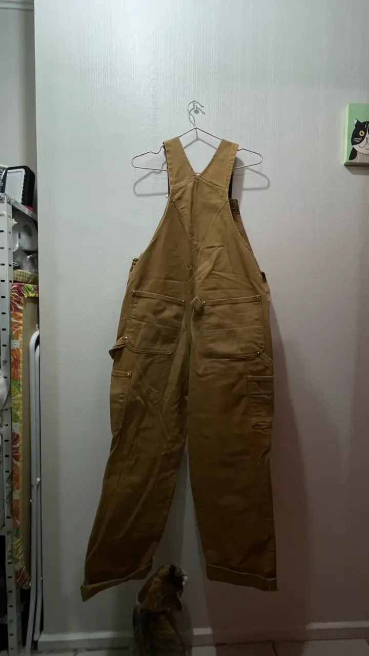 Overol Carhartt marrón con tirantes ajustables - 3