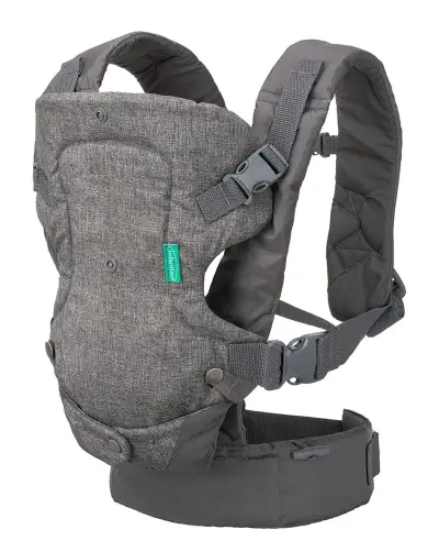Mochila portabebé gris Infantino ajustable - miniatura 1