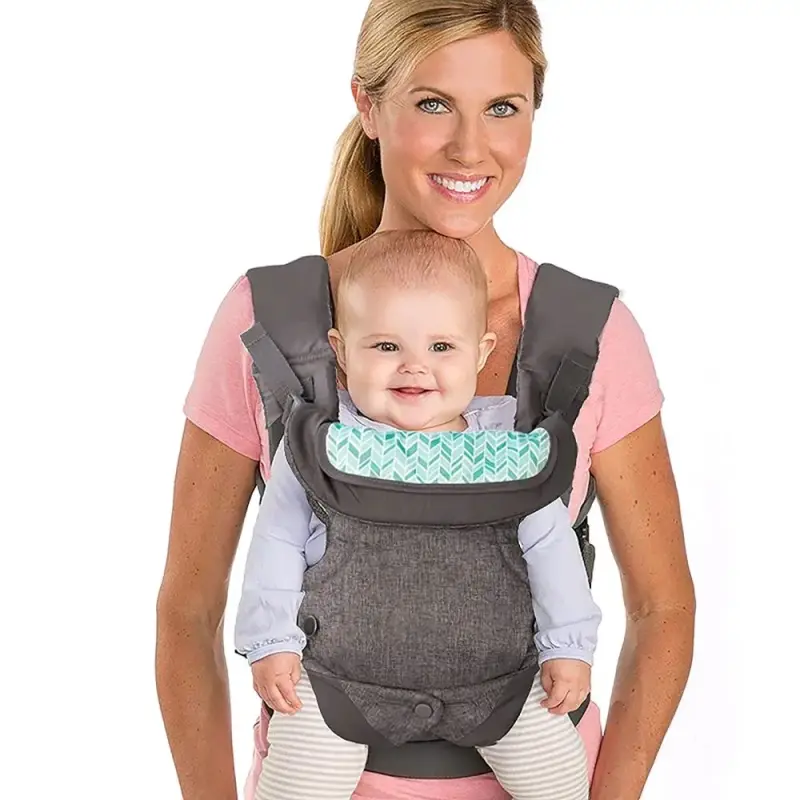 Mochila portabebé gris Infantino ajustable - 3
