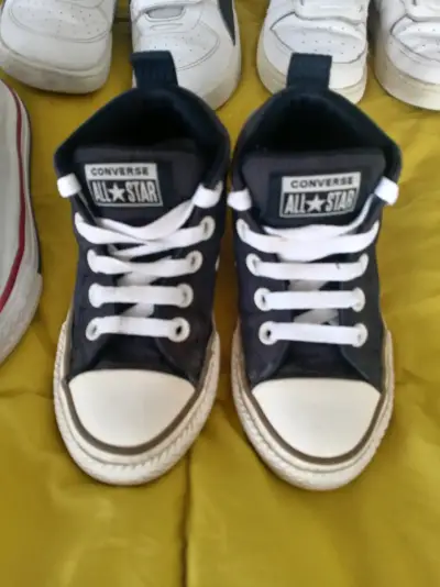 Zapatillas Converse All Star negras para niños - miniatura 1