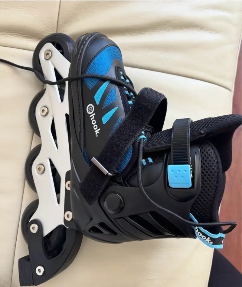 Patines en línea Hook talla M azul y negro - 2