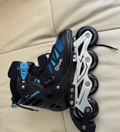 Patines en línea Hook talla M azul y negro - miniatura 3