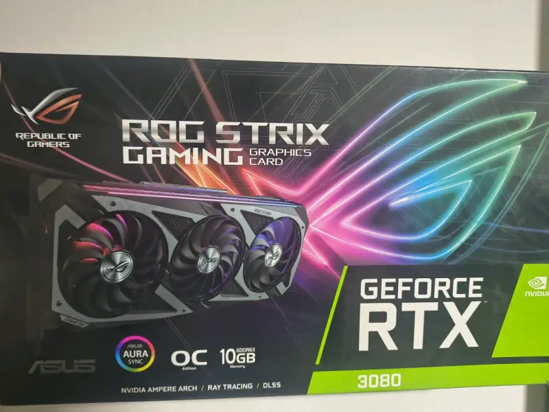 Tarjeta Gráfica Asus ROG Strix GeForce RTX 3080 - 1