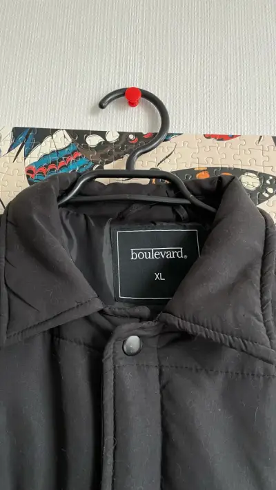 Chaqueta acolchada negra Boulevard XL - miniatura 1