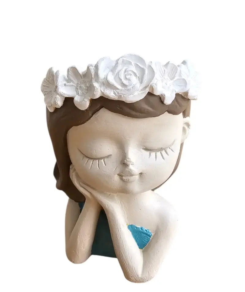 Set Maceteros decorativos adorables niñas - 3
