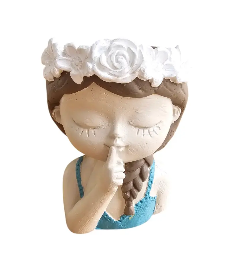 Set Maceteros decorativos adorables niñas - 4