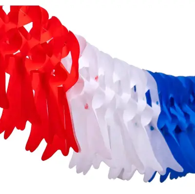 Guirnaldas Fiestas Patrias 2m Tricolor - miniatura 3